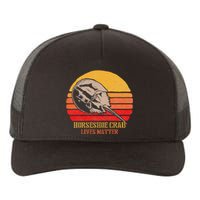 Vintage Retro Horseshoe Crab Lives Matter Yupoong Adult 5-Panel Trucker Hat