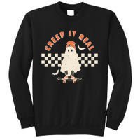 Vintage Retro Halloween Creep it real Ghost Fall Season Sweatshirt