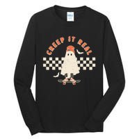 Vintage Retro Halloween Creep it real Ghost Fall Season Tall Long Sleeve T-Shirt