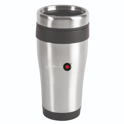 Vinyl Record Heartbeat Retro Music Vintage Disc Jockey 16oz Travel Tumbler