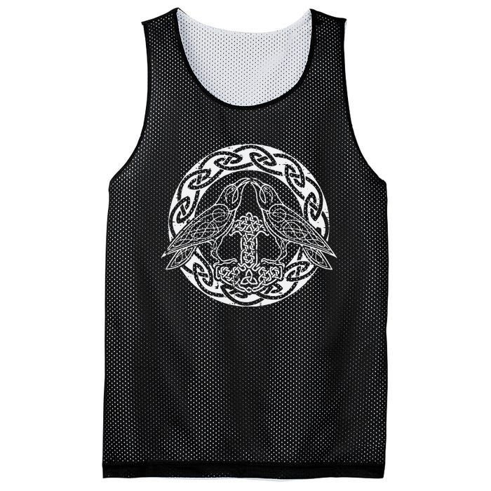 Viking R.A.V.E.N.S Huginn Munnin Norse Mythology Mesh Reversible Basketball Jersey Tank