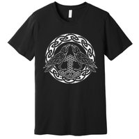 Viking R.A.V.E.N.S Huginn Munnin Norse Mythology Premium T-Shirt