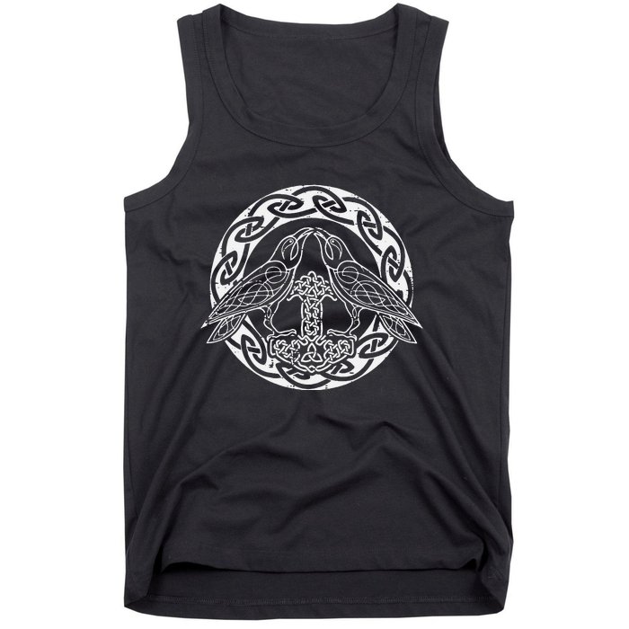 Viking R.A.V.E.N.S Huginn Munnin Norse Mythology Tank Top