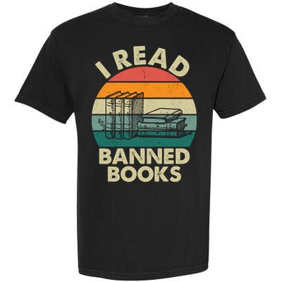 VINTAGE RETRO I READ BANNED BOOKS Garment-Dyed Heavyweight T-Shirt