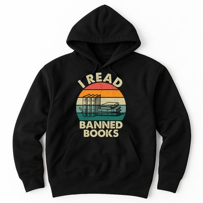 VINTAGE RETRO I READ BANNED BOOKS Hoodie