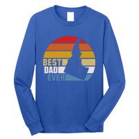 Vintage Retro Idaho Best Dad Ever Gift Long Sleeve Shirt