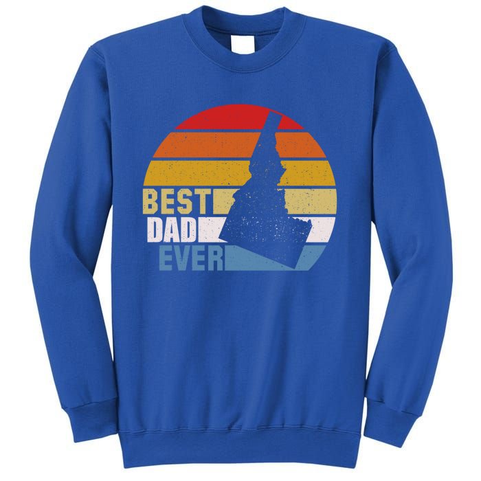 Vintage Retro Idaho Best Dad Ever Gift Sweatshirt