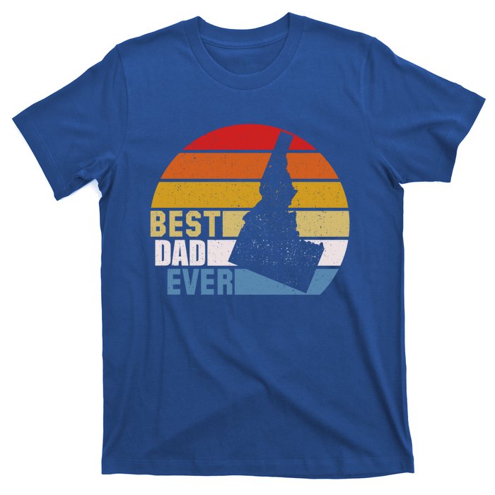 Vintage Retro Idaho Best Dad Ever Gift T-Shirt