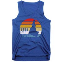 Vintage Retro Idaho Best Dad Ever Gift Tank Top