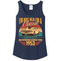 Vintage Retro I'm Not Old I'm A Classic 1953 70th Birthday Classic Car Lover Ladies Essential Tank