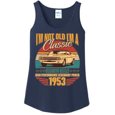 Vintage Retro I'm Not Old I'm A Classic 1953 70th Birthday Classic Car Lover Ladies Essential Tank