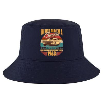 Vintage Retro I'm Not Old I'm A Classic 1963 60th Birthday Classic Car Lover Cool Comfort Performance Bucket Hat