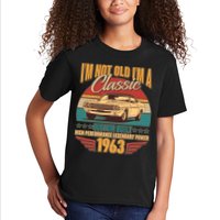 Vintage Retro I'm Not Old I'm A Classic 1963 60th Birthday Classic Car Lover Kids T-Shirt