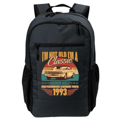 Vintage Retro I'm Not Old I'm A Classic 1993 30th Birthday Classic Car Lover Daily Commute Backpack