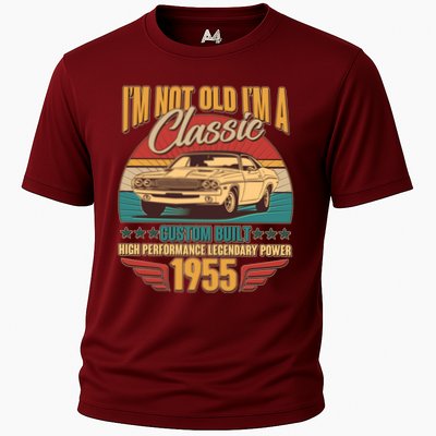 Vintage Retro Im Not Old Im A Classic 1955 70th Birthday Classic Car Lover Performance Shirt