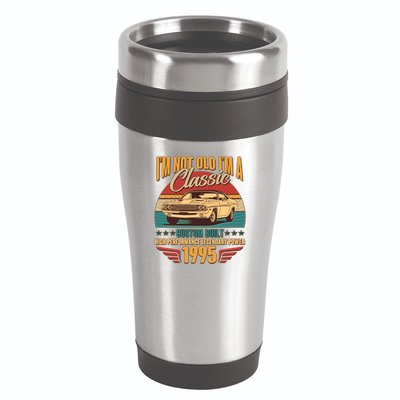 Vintage Retro Im Not Old Im A Classic 1995 30th Birthday Classic Car Lover 16oz Travel Tumbler