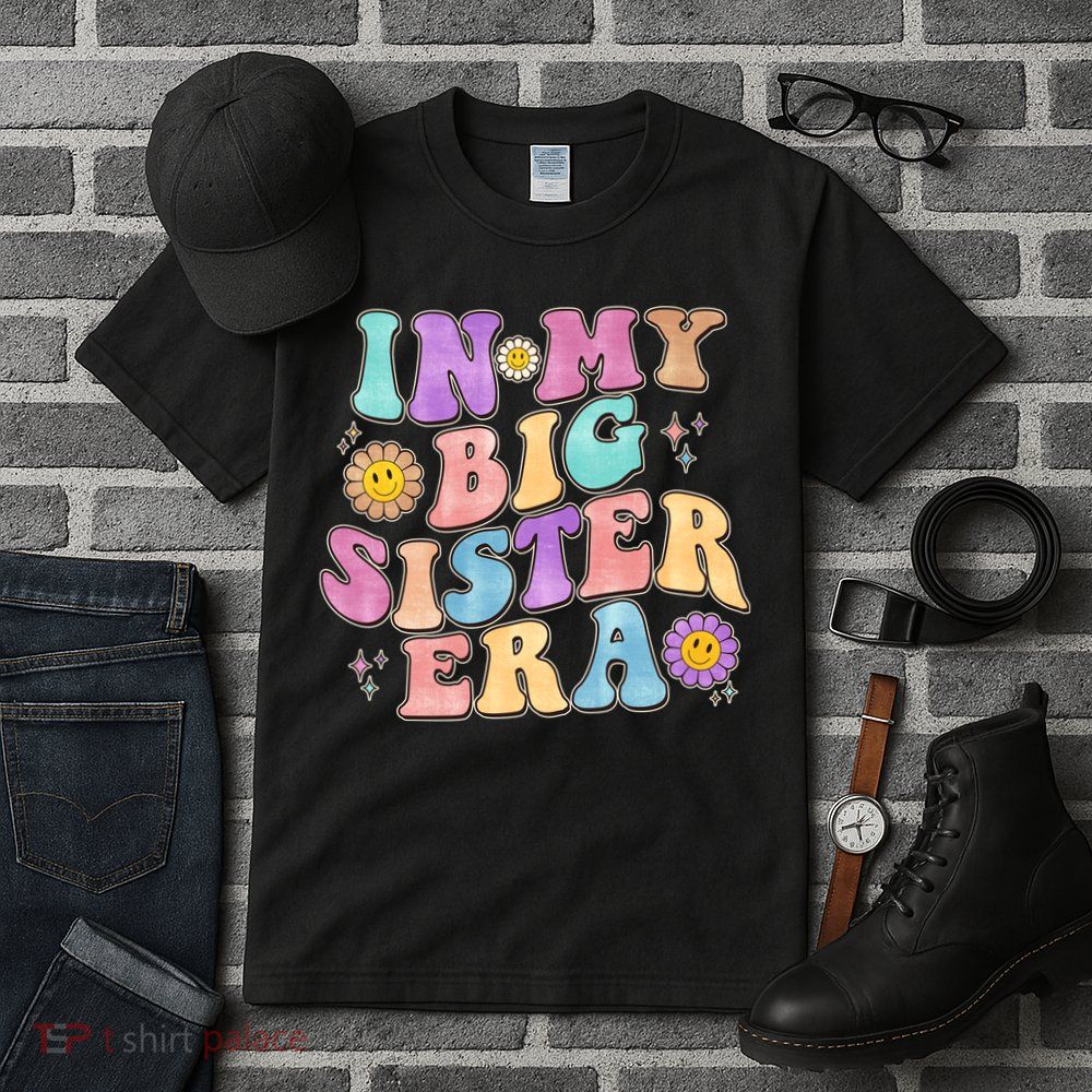 Vintage Retro In My Big Sister Era Tall T-Shirt