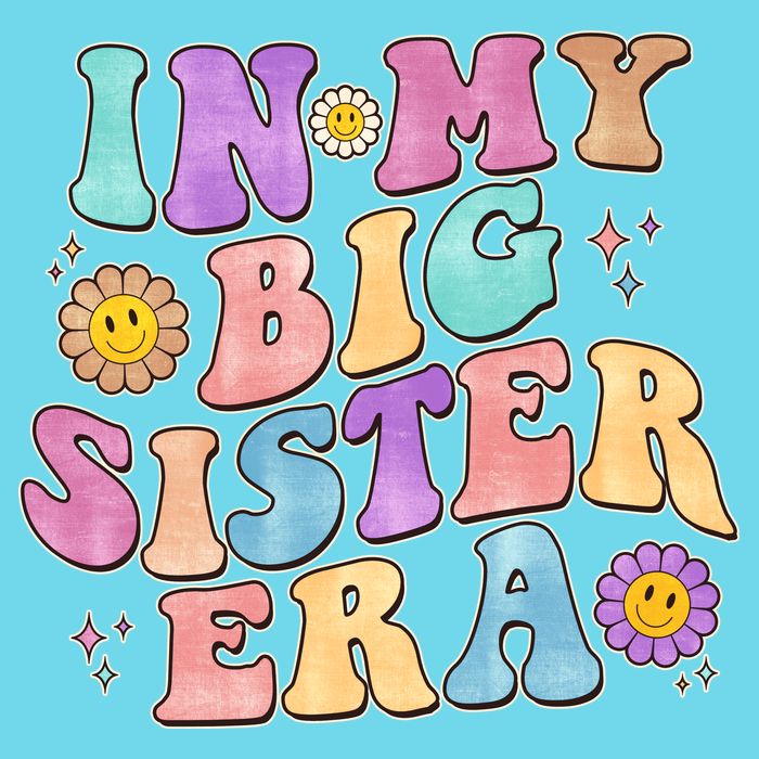 Vintage Retro In My Big Sister Era Kids T-Shirt