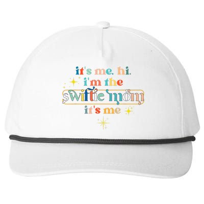 Vintage Retro It's Me Hi I'm The Swiftiees Mom It's Me Snapback Five-Panel Rope Hat