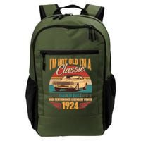 Vintage Retro IM Not Old IM A Classic 1924 100th Birthday Classic Car Lover Daily Commute Backpack