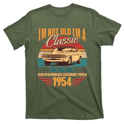 Vintage Retro Im Not Old Im A Classic 1954 70th Birthday Classic Car Lover T-Shirt