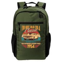 Vintage Retro Im Not Old Im A Classic 1954 70th Birthday Classic Car Lover Daily Commute Backpack