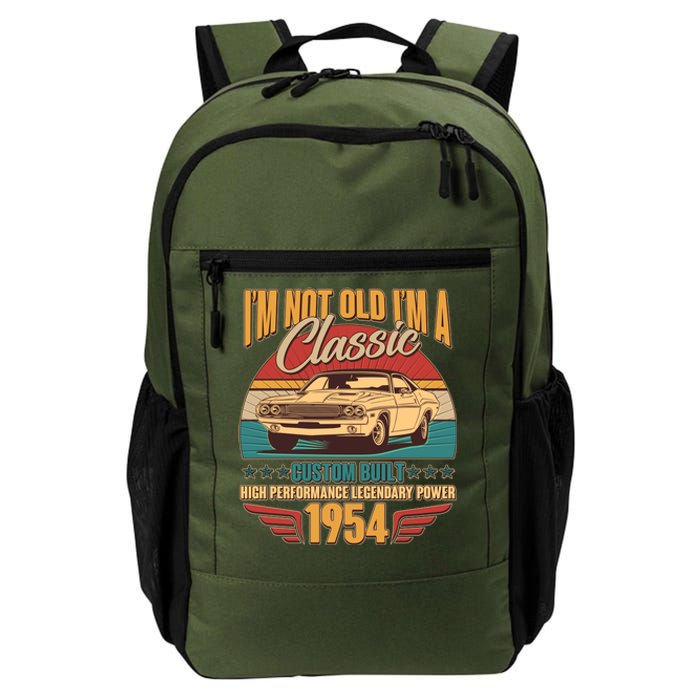 Vintage Retro Im Not Old Im A Classic 1954 70th Birthday Classic Car Lover Daily Commute Backpack