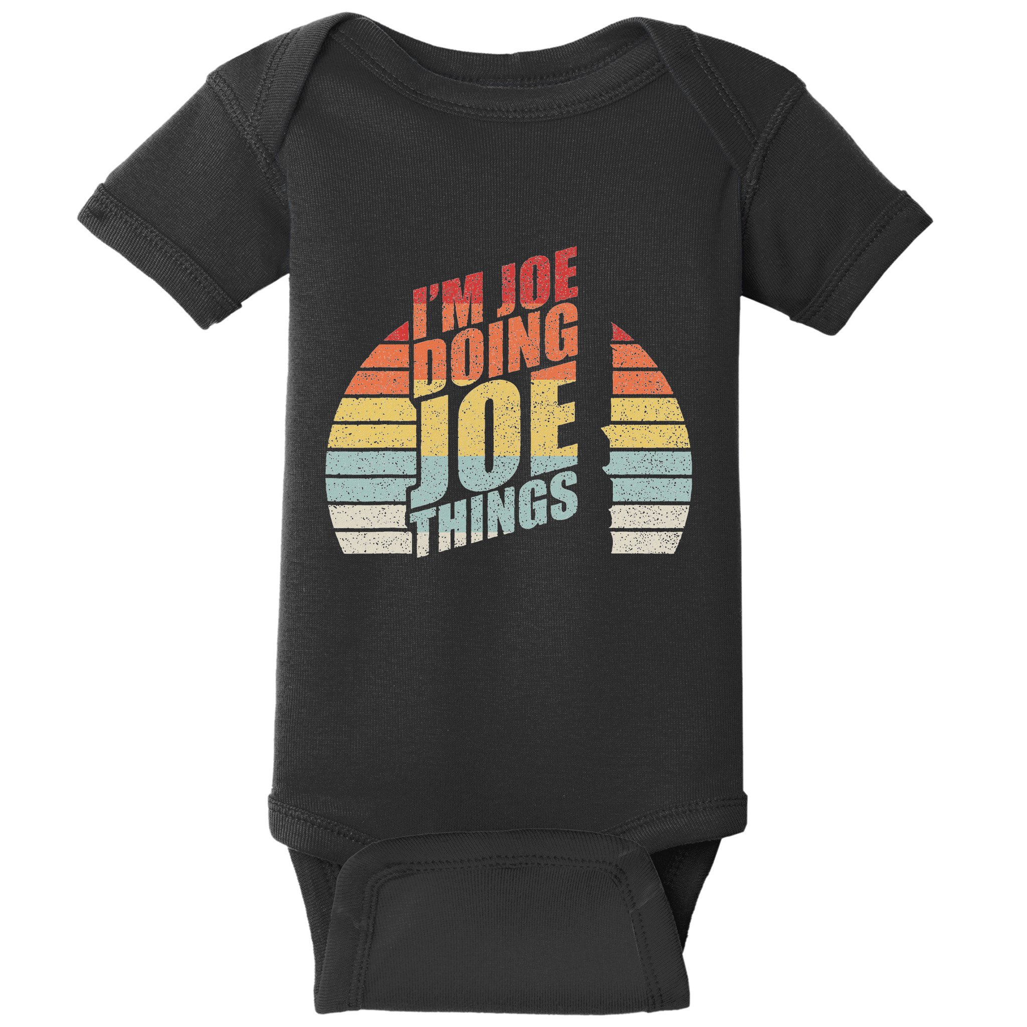Vintage Retro IM Joe Doing Joe Things Baby Bodysuit