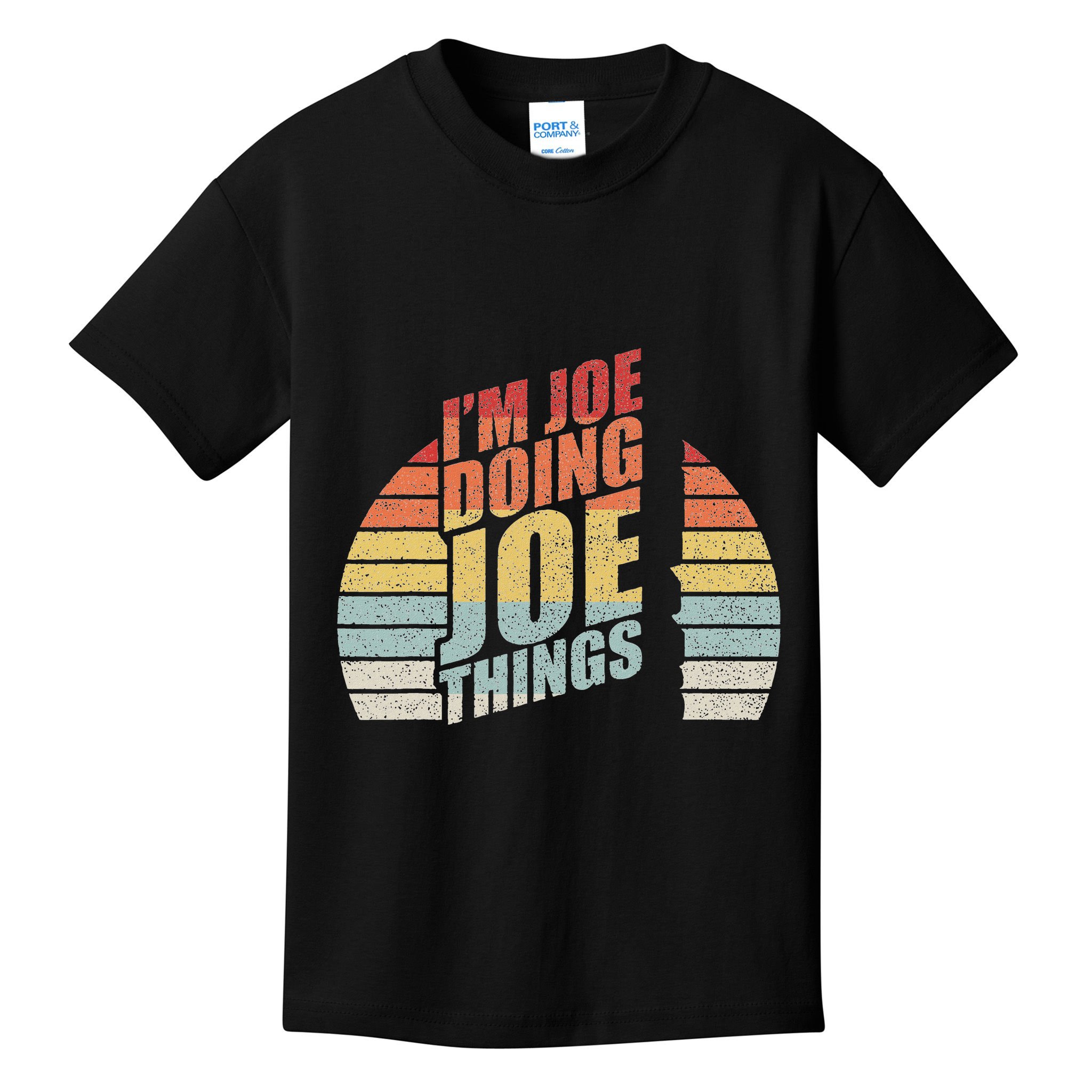 Vintage Retro IM Joe Doing Joe Things Kids T-Shirt