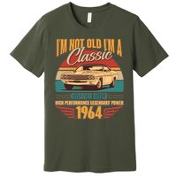 Vintage Retro Im Not Old Im A Classic 1964 60th Birthday Classic Car Lover Premium T-Shirt