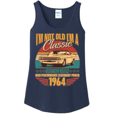 Vintage Retro Im Not Old Im A Classic 1964 60th Birthday Classic Car Lover Ladies Essential Tank