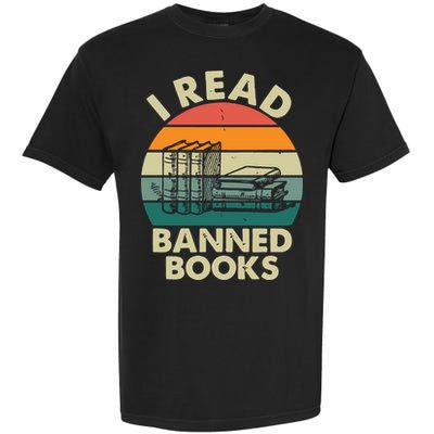 VINTAGE RETRO I READ BANNED BOOKS Garment-Dyed Heavyweight T-Shirt