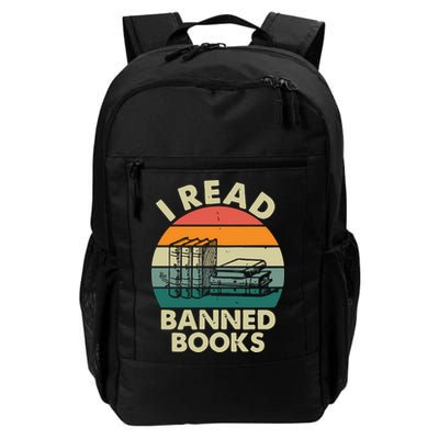 VINTAGE RETRO I READ BANNED BOOKS Backpack