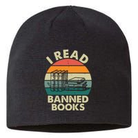 VINTAGE RETRO I READ BANNED BOOKS Sustainable Beanie