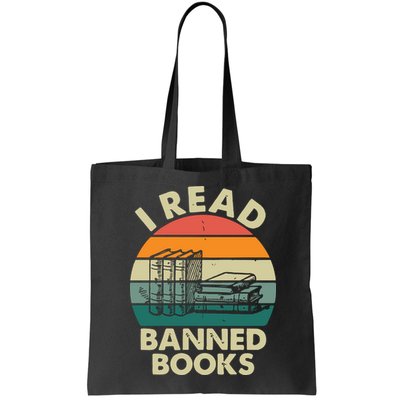 VINTAGE RETRO I READ BANNED BOOKS Bag