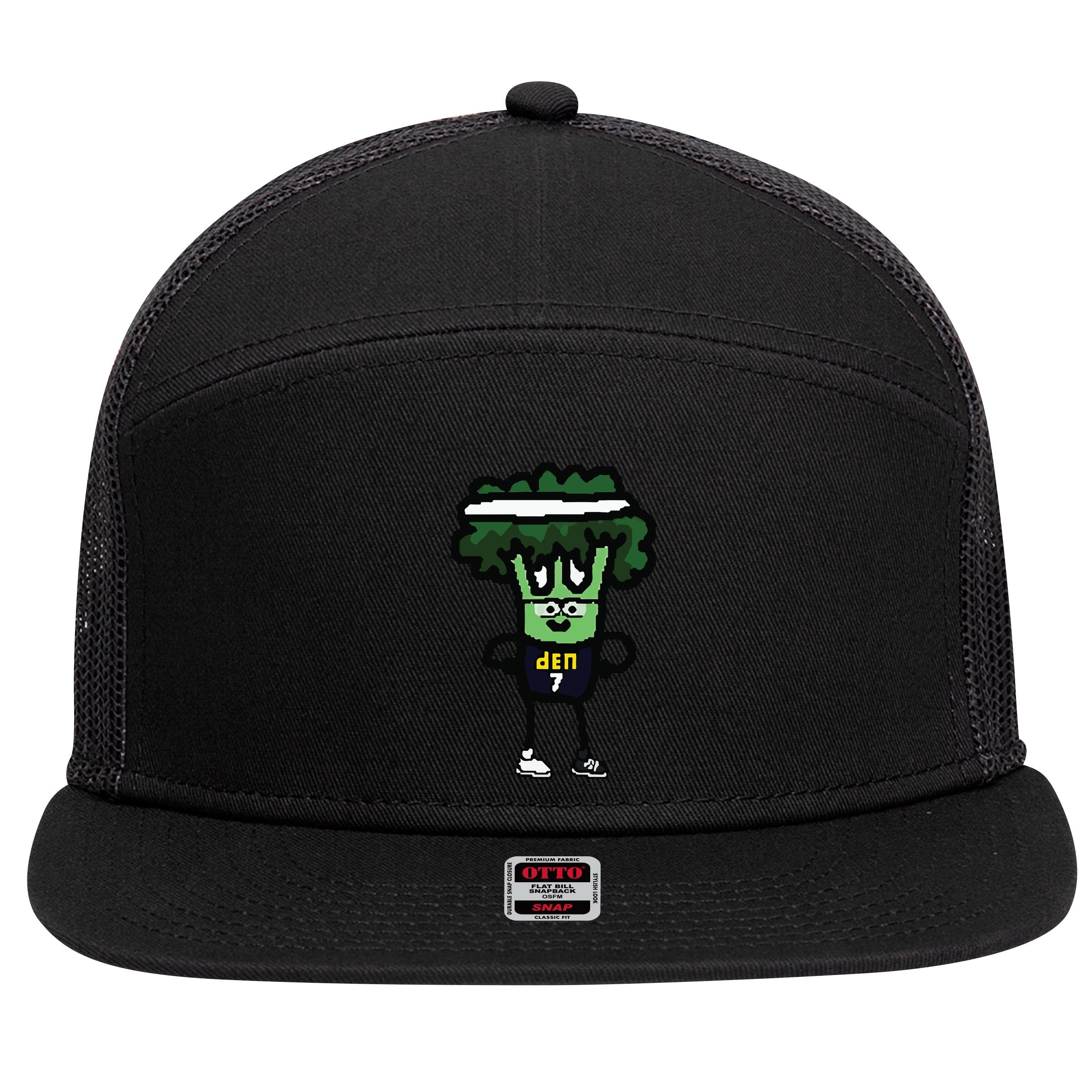 Veggie Reggie Jackson Denver 7 Panel Mesh Trucker Snapback Hat