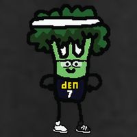 Veggie Reggie Jackson Denver 7 Panel Mesh Trucker Snapback Hat