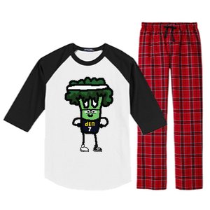 Veggie Reggie Jackson Denver Raglan Sleeve Pajama Set