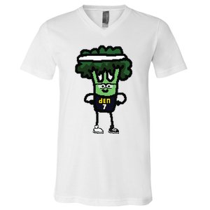 Veggie Reggie Jackson Denver V-Neck T-Shirt