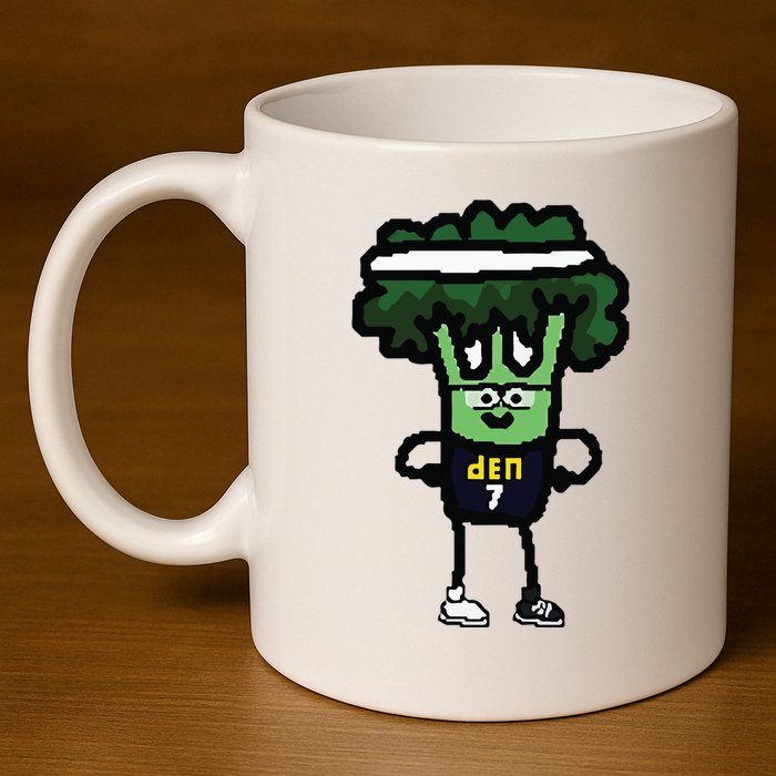 Veggie Reggie Jackson Denver 11oz C Handle Ceramic Mug