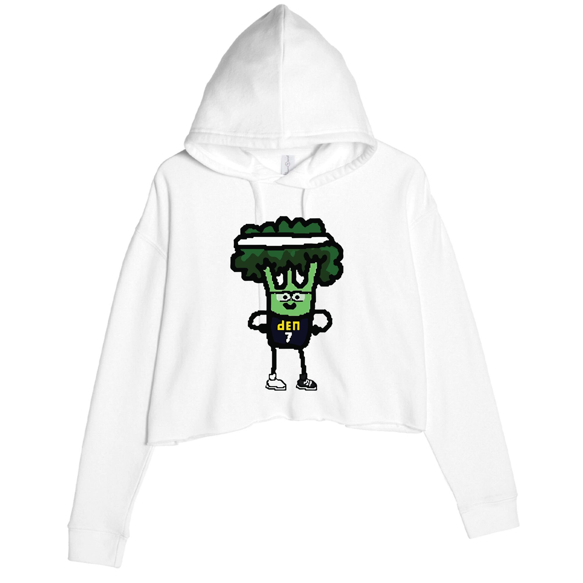Veggie Reggie Jackson Denver Crop Fleece Hoodie