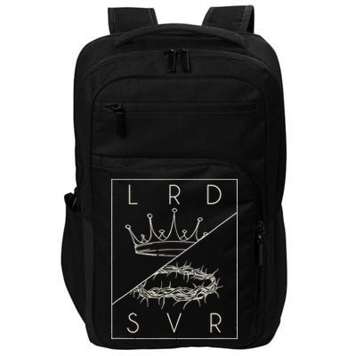 Vintage Retro Jesus Christian Lord & Savior Impact Tech Backpack