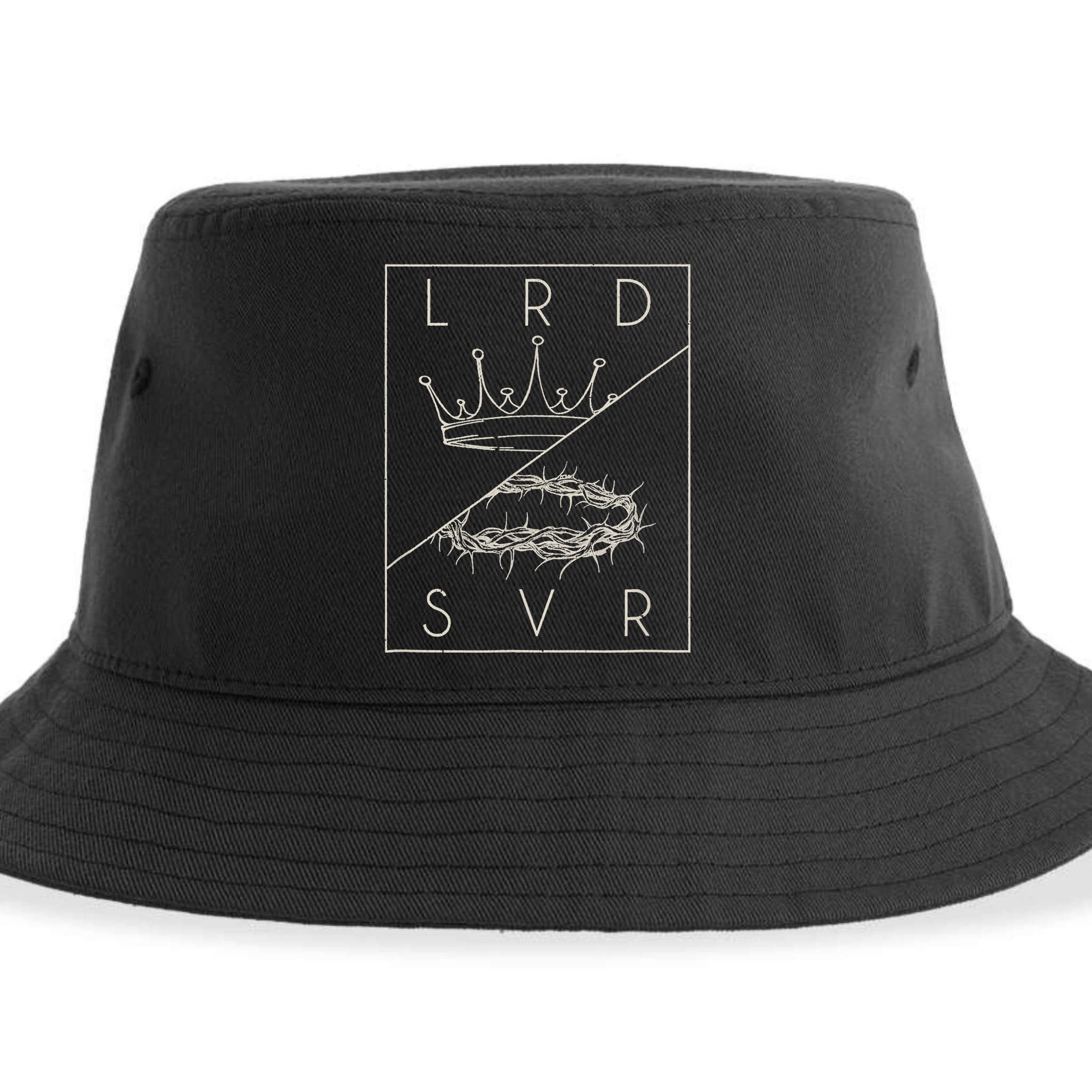 Vintage Retro Jesus Christian Lord & Savior Sustainable Bucket Hat