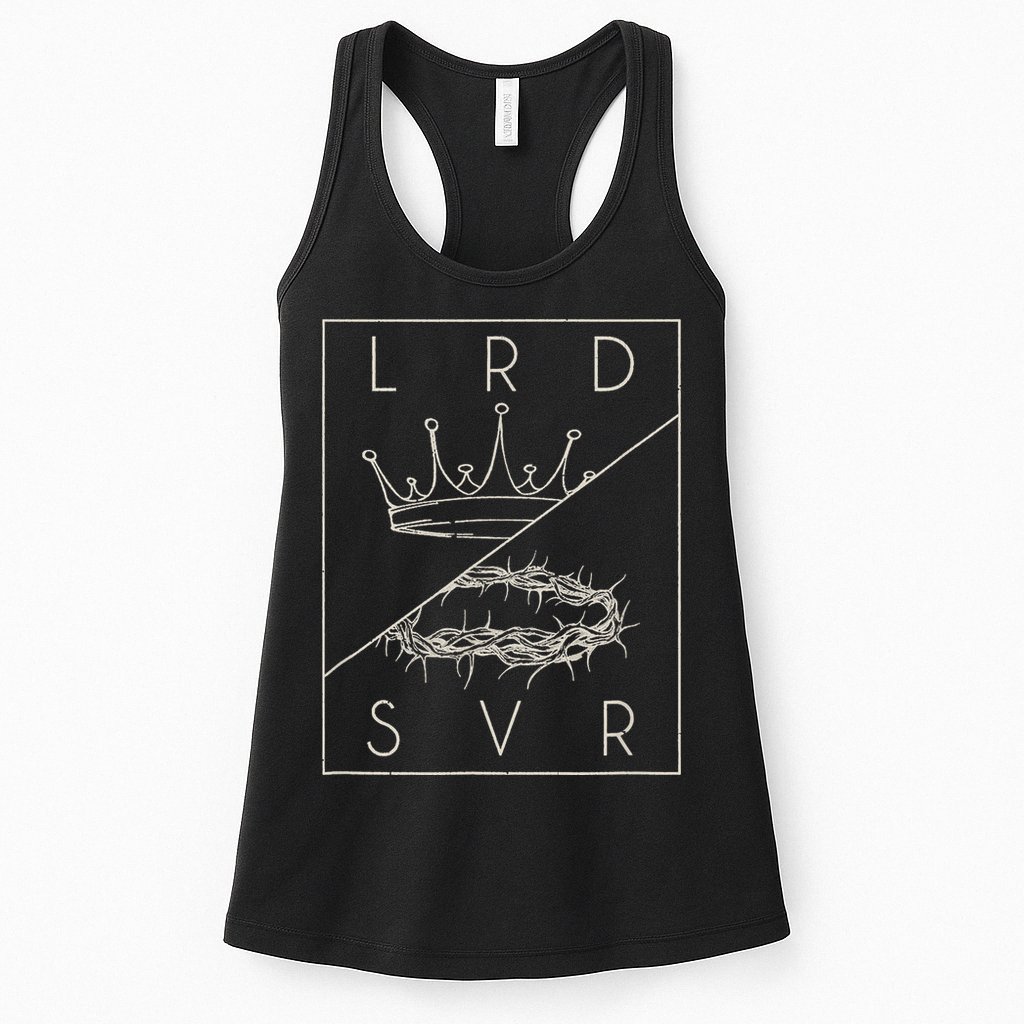 Vintage Retro Jesus Christian Lord & Savior Womens Tank Top