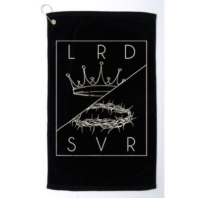 Vintage Retro Jesus Christian Lord & Savior Golf Towel