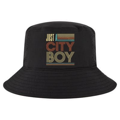 Vintage Retro Just A CityBoy Cool Comfort Performance Bucket Hat