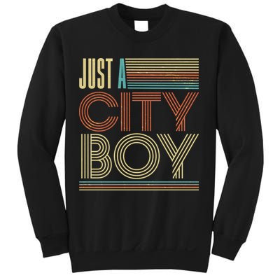 Vintage Retro Just A CityBoy Sweatshirt