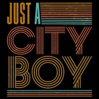 Vintage Retro Just A CityBoy Mug