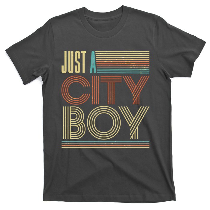 Vintage Retro Just A CityBoy T-Shirt