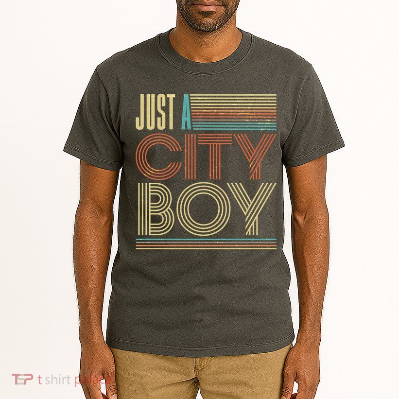 Vintage Retro Just A CityBoy Tall T-Shirt